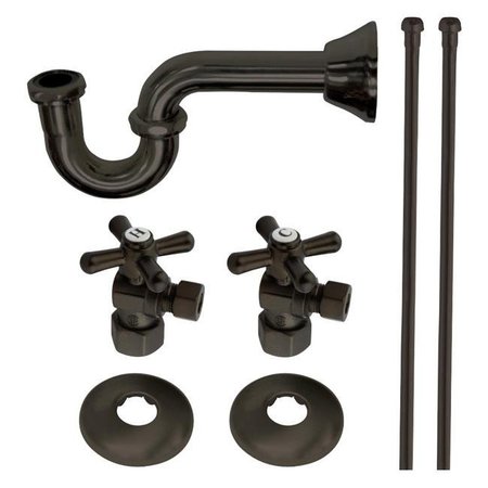 FURNORAMA Plumbing Supply Kits Combo; .5 in. IPS Inlet; .38 in. Comp Oulet; Oil Rubbed Bronze FU650657